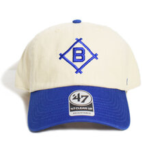'47 Brand Dodgers Cooperstown '47 CLEAN UP Two Tone Natural&times;Royal RGWTT12GWSRB画像