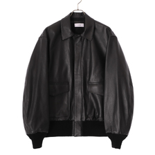 marka LEATHER FLIGHT JACKET - LAMB LEATHER - M24A-02BL01C画像