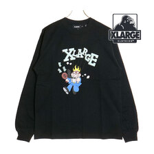X-LARGE SKYFALL L/S TEE 101241011009画像