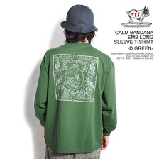 The Endless Summer TES CALM BANDANA EMB LONG SLEEVE T-SHIRT C-24374304画像