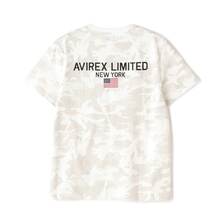 AVIREX SHORT SLEEVE CREW NECK T-SHIRT "AVIREX LIMITED NY" 7839129038画像