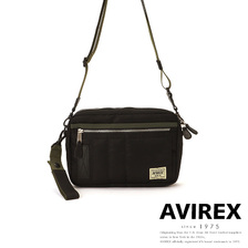 AVIREX FLIGHT NYLON BOX SHOULDER BAG 7834976003画像