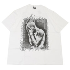 STUSSY METALHEADZ 30TH TEE WHITE画像