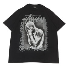 STUSSY METALHEADZ 30TH TEE BLACK画像