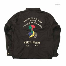 TAILOR TOYO Mid 1960s Style Cotton Vietnam Jacket "VIETNAM MAP" BLACK TT15493-119画像