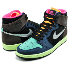 NIKE AIR JORDAN 1 RETRO HIGH OG baroque brown/racer pink-black 555088-201画像
