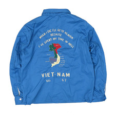 TAILOR TOYO Mid 1960s Style Cotton Vietnam Jacket &ldquo;VIETNAM MAP&rdquo; BLUE TT15493-125画像
