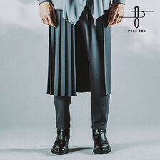 NO ID. プリーツラップスカート 854006-703P画像