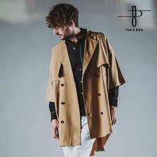 NO ID. BLACK ドルマンスリーブトレンチポンチョ 454006-709C画像