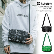 Subciety FLOWER PAISLEY BODY BAG 107-88995画像