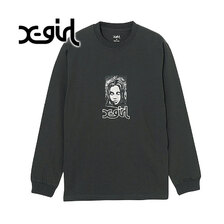 X-girl GRUNGE FACE L/S TEE 105241011012画像