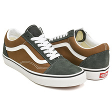 VANS OLD SKOOL POP BROWN / MULTI VN0005UFBF0画像