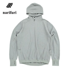 narifuri Multitech Waffle Pullover Parker NF1172画像