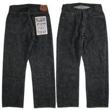 FULLCOUNT Wide Black Selvedge Denim (24SS Limited Collection) 0105BK画像
