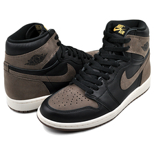 NIKE AIR JORDAN 1 HIGH OG black/metallic gold-palomino DZ5485-020画像
