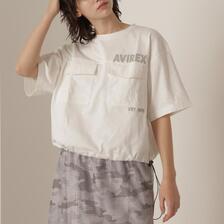 AVIREX FADE WASH MIL. T-SHIRT 7834135603画像