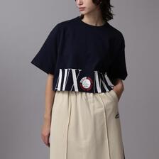 AVIREX HEM LOGO PRINT T-SHIRT 7834135604画像