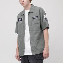AVIREX PIGMENT ZIP UP SHIRT 7834123009画像