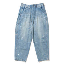 Liberaiders STAMPED DENIM SARROUEL PANTS DARK BLUE 707032401-L070画像