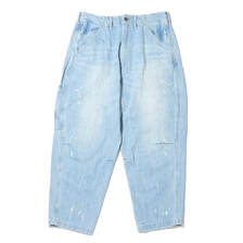 Liberaiders STAMPED DENIM SARROUEL PANTS LIGHT BLUE 707032401-L060画像