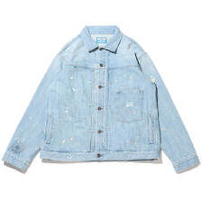 Liberaiders STAMPED DENIM JACKET LIGHT BLUE 700042401-L060画像