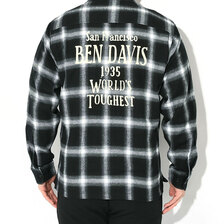 BEN DAVIS Ombre EMB L/S Shirt T-24380028画像
