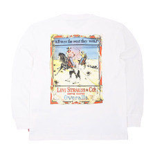 Levi's LS GRAPHIC AUTHENTIC TEE WESTERN COWBOY A6145-0015画像
