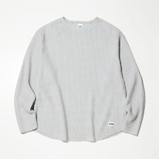 RADIALL BIG WAFFLE - CREW NECK T-SHIRT L/S RAD-24SS-CUT003画像