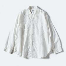 POST OVERALLS #3211-CL1 NEUTRA 3 : cotton/linen chambray white画像