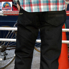 MOMOTARO JEANS BLACK&times;BLACK SLIMFIT STRAIGHT MXJE1205画像