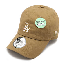 NEW ERA カジュアルクラシック MLB Casual Classic ロサンゼルス・ドジャース ミッドロゴ カーキ &times; クロームホワイト 14109526画像