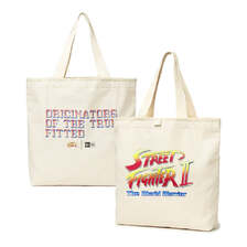 NEW ERA キャンバストート 22L STREET FIGHTER II ストリートファイターII Originators of the True Fitted アイボリー 14122149画像