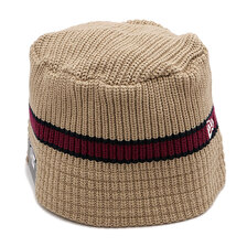NEW ERA ニットバケット Knit Bucket ベージュ/ネイビー/バーガンディ 14109473画像