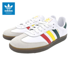 adidas Originals SAMBA OG Footwear White/Yellow/College Green IH3118画像