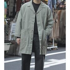 orslow SHOP COAT CHARCOAL GREEN 01-6039-16画像