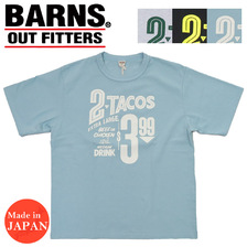 BARNS タフネック プリント Tシャツ 2 TACOS BR-24146画像