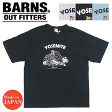 BARNS タフネック プリント Tシャツ YOSEMITE BR-24144画像
