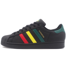 adidas SUPERSTAR CORE BLACK/YELLOW/COLLEGE GREEN IH3121画像
