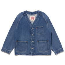 Levi's UNION ENGINEER CARDIGAN MEDIUM INDIGO HIGHLIGHTS A71390000画像