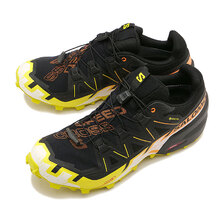 SALOMON SPEEDCROSS 6 GTX Black/Sulphur-Spring/Bird-Of-Paradise L47465400画像