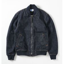 JAPAN BLUE JEANS Bomber Jacket 13.5ozクランチデニム JBOT13063A画像