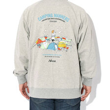 NANGA ECO Hybrid Camping Manners Soap Bubbles Crew Sweat NW2411-1F701画像