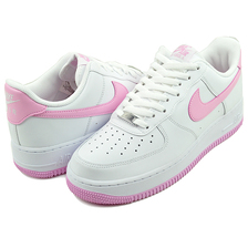 NIKE AIR FORCE 1 07 white/pink rise-white FJ4146-101画像