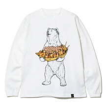 go slow caravan USA/C たこ焼きクマ ロングスリーブTEE 321902画像