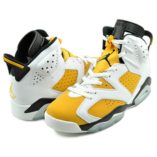 NIKE AIR JORDAN 6 RETRO white/yellow ochre-black CT8529-170画像