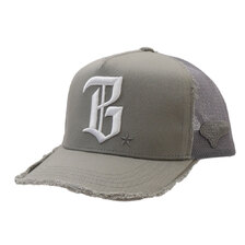 YOSHINORI KOTAKE DESIGN &times; BEAMS GOLF BG LOGO MESH CAP GRAY画像