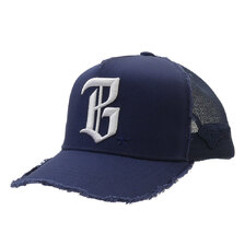 YOSHINORI KOTAKE DESIGN &times; BEAMS GOLF BG LOGO MESH CAP NAVY画像