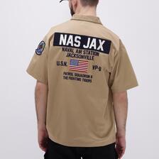 AVIREX COOLMAX NAS JAX SHORTSLEEVE SHIRT 7834123004画像
