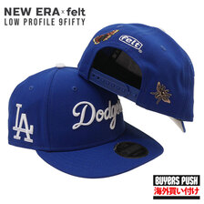 NEW ERA &times; FELT Los Angeles Dodgers LP 9FIFTY SNAPBACK CAP画像