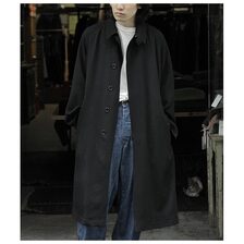 INTERIM HYPER BIG FLUID WOOL TRICOTINE SINGLE RAGLAN COAT IT24S047-HB画像